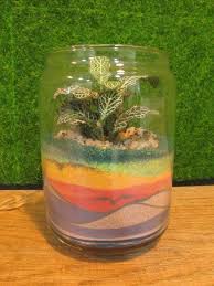 آموزش مدل های تراریوم با شن رنگی آموزش مدل های تراریوم با شن رنگی